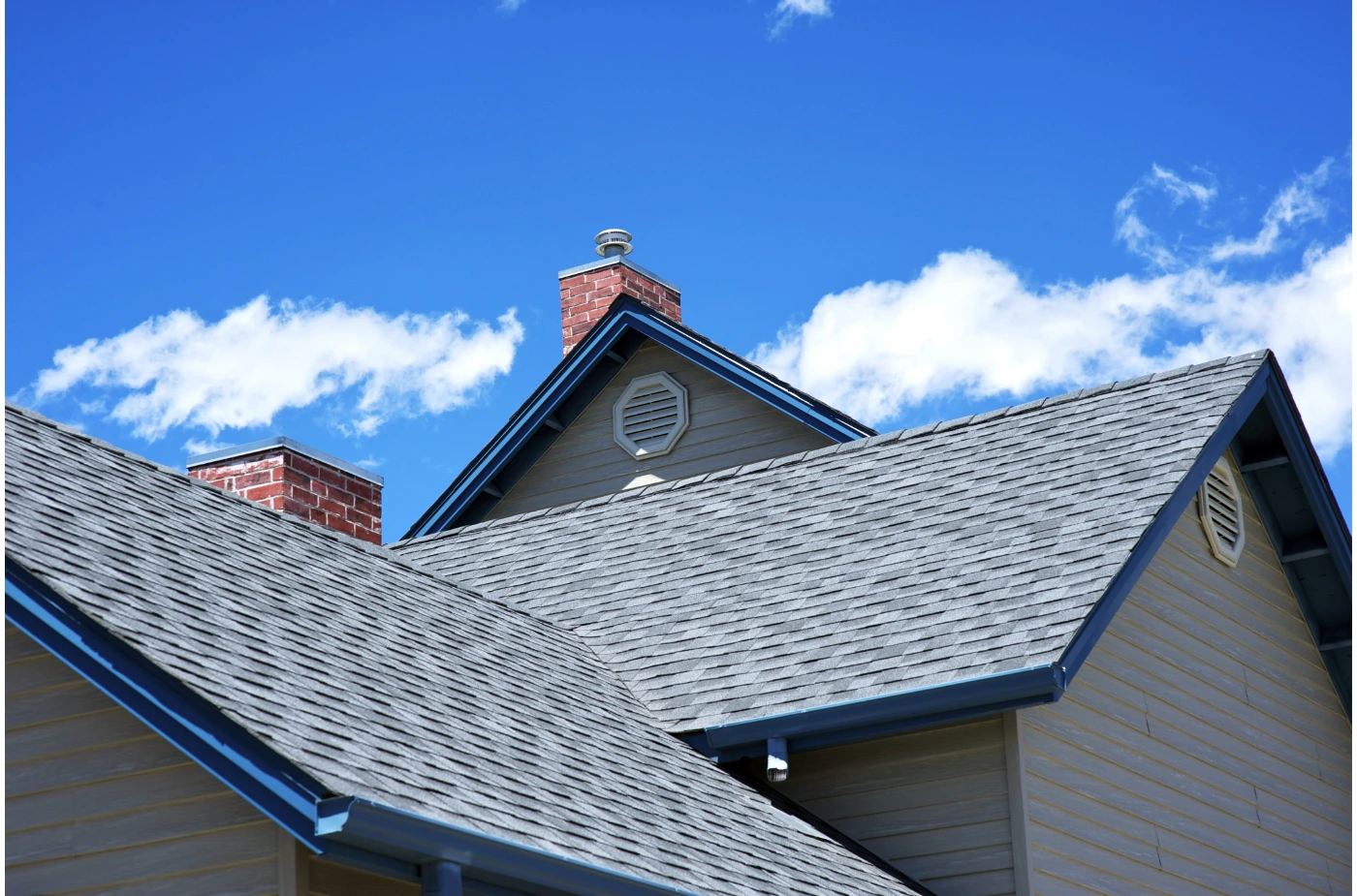 Pic of house after completing roof installation